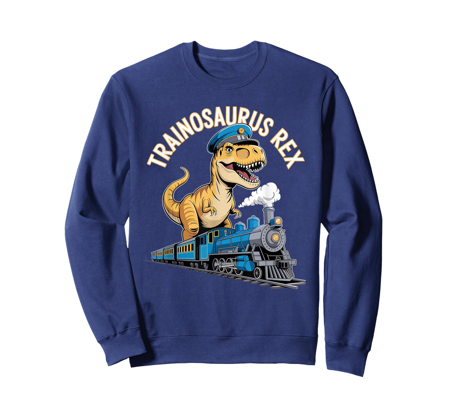 Train Conductor Riding Dinosaur Railroad Adventure T-Shirt