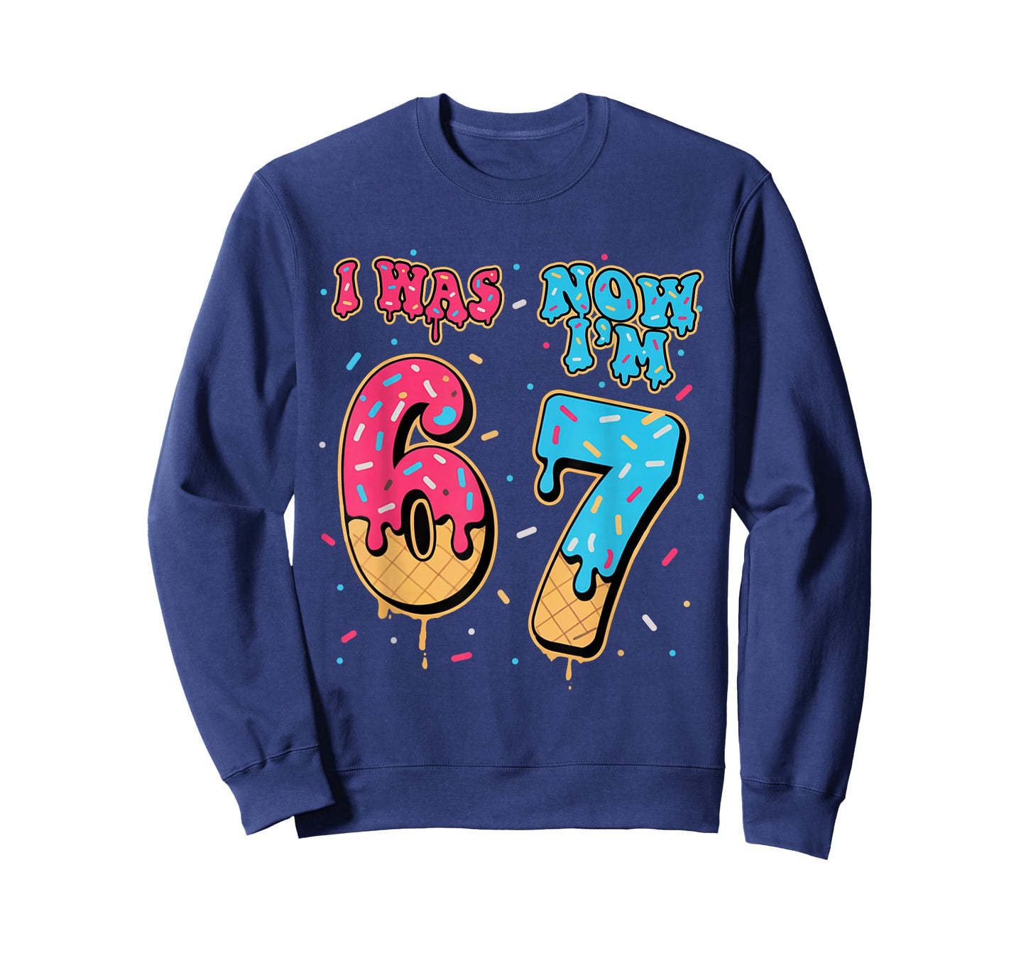 7 Year Old Birthday was 6 Now I'm 7 67 Funny for Kids T-Shirt