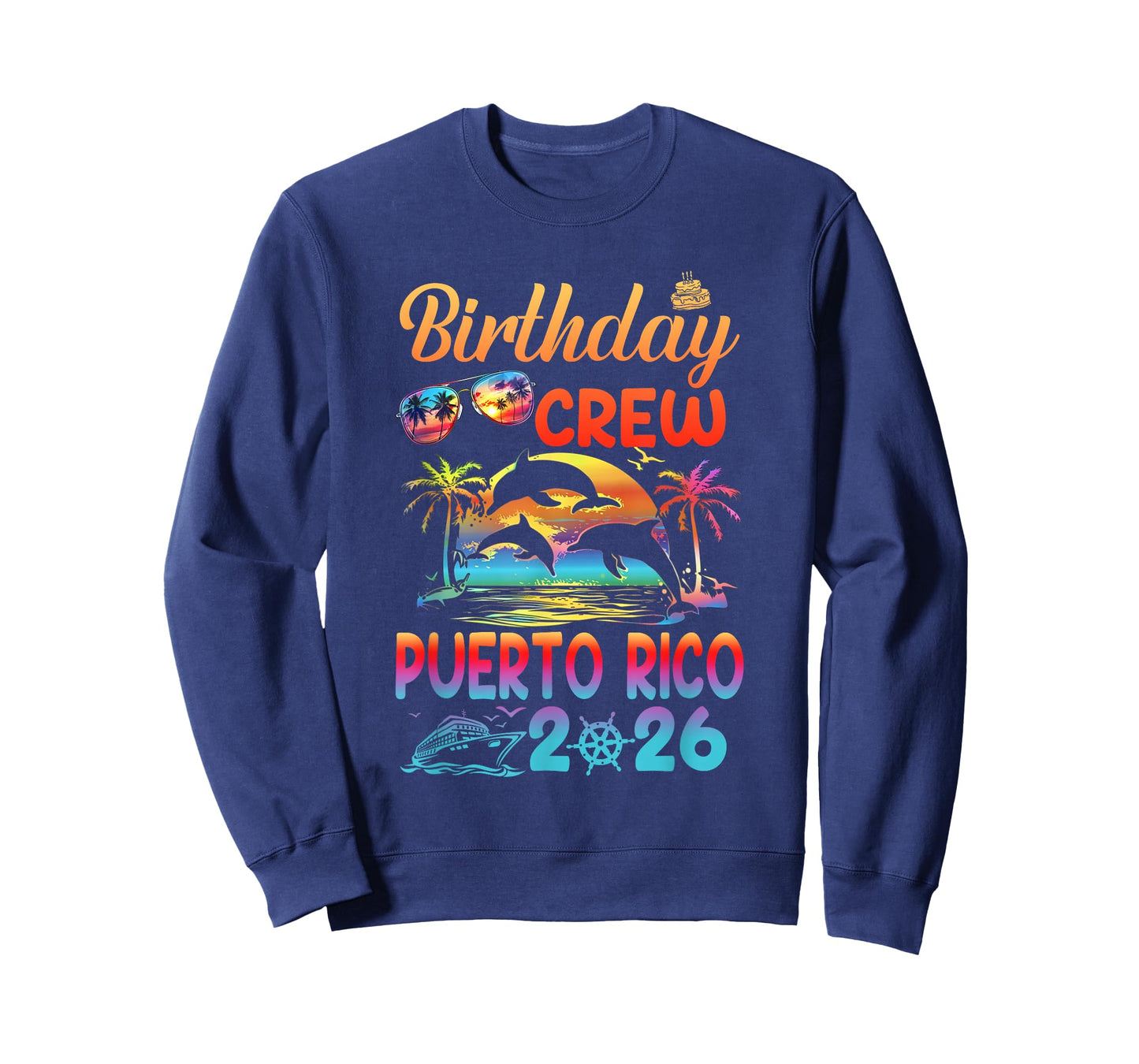 Puerto Rico Birthday Trip Vacation 2026 Matching Group T-Shirt