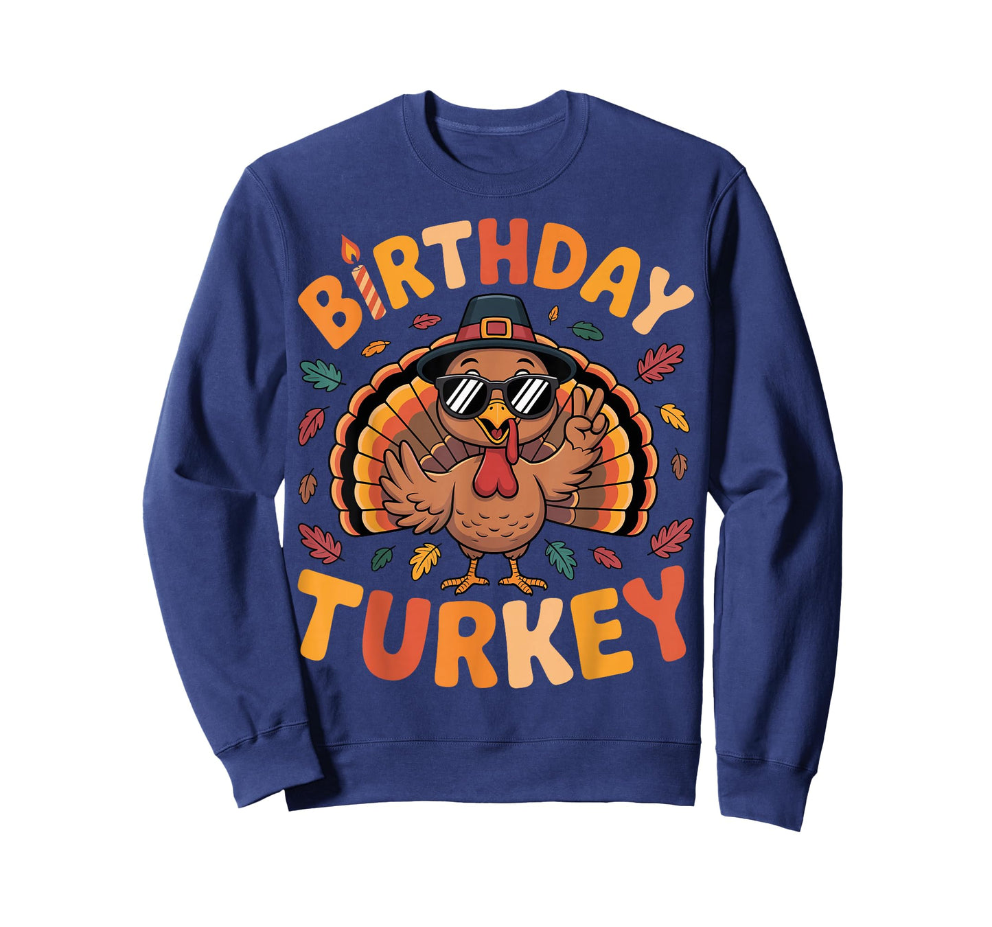 Thanksgiving Birthday Turkey Birthday Party Toddler Boy Girl T-Shirt