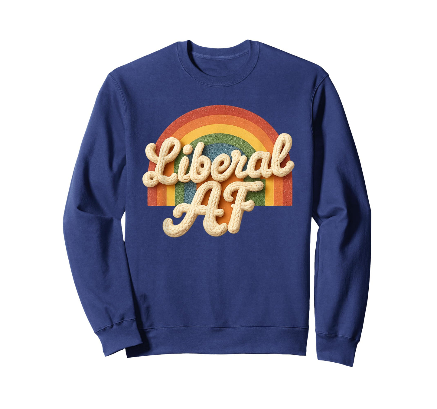 Liberal AF Democrat Rainbow Vintage T-Shirt