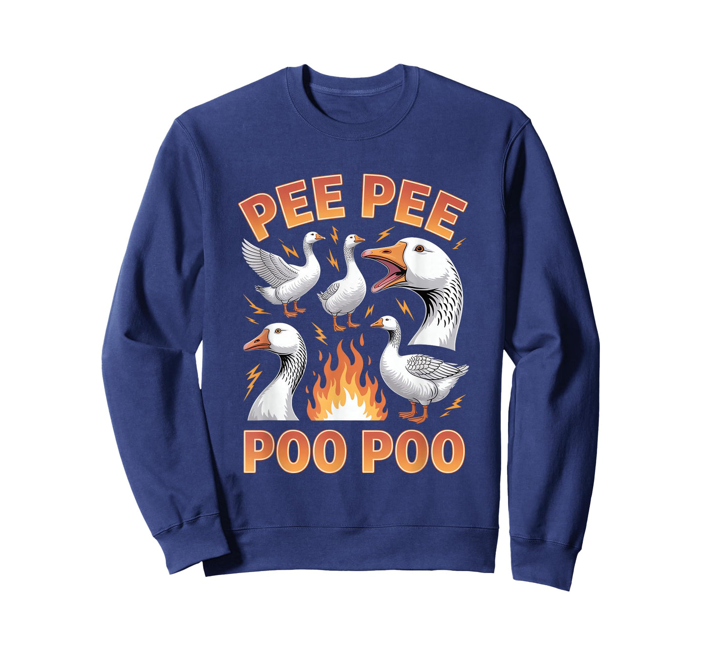 Pee Pee Poo Poo Goose Meme Unwearable Aduld Humor T-Shirt