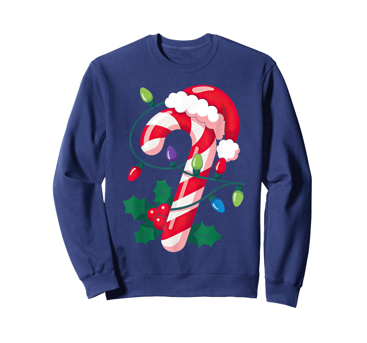 Candy Cane Christmas Design for Boys Girls Kids Adults T-Shirt