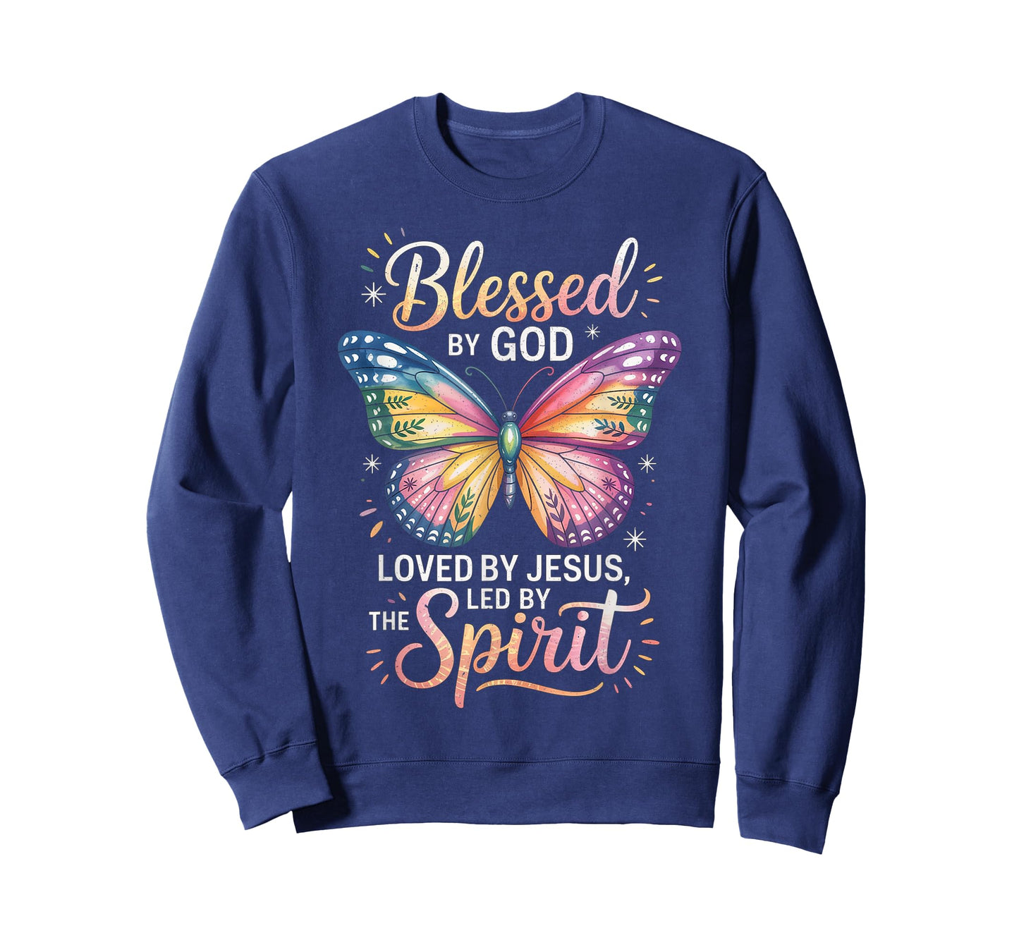 Blessed by God - Loved by Jesus Butterfly T-Shirt