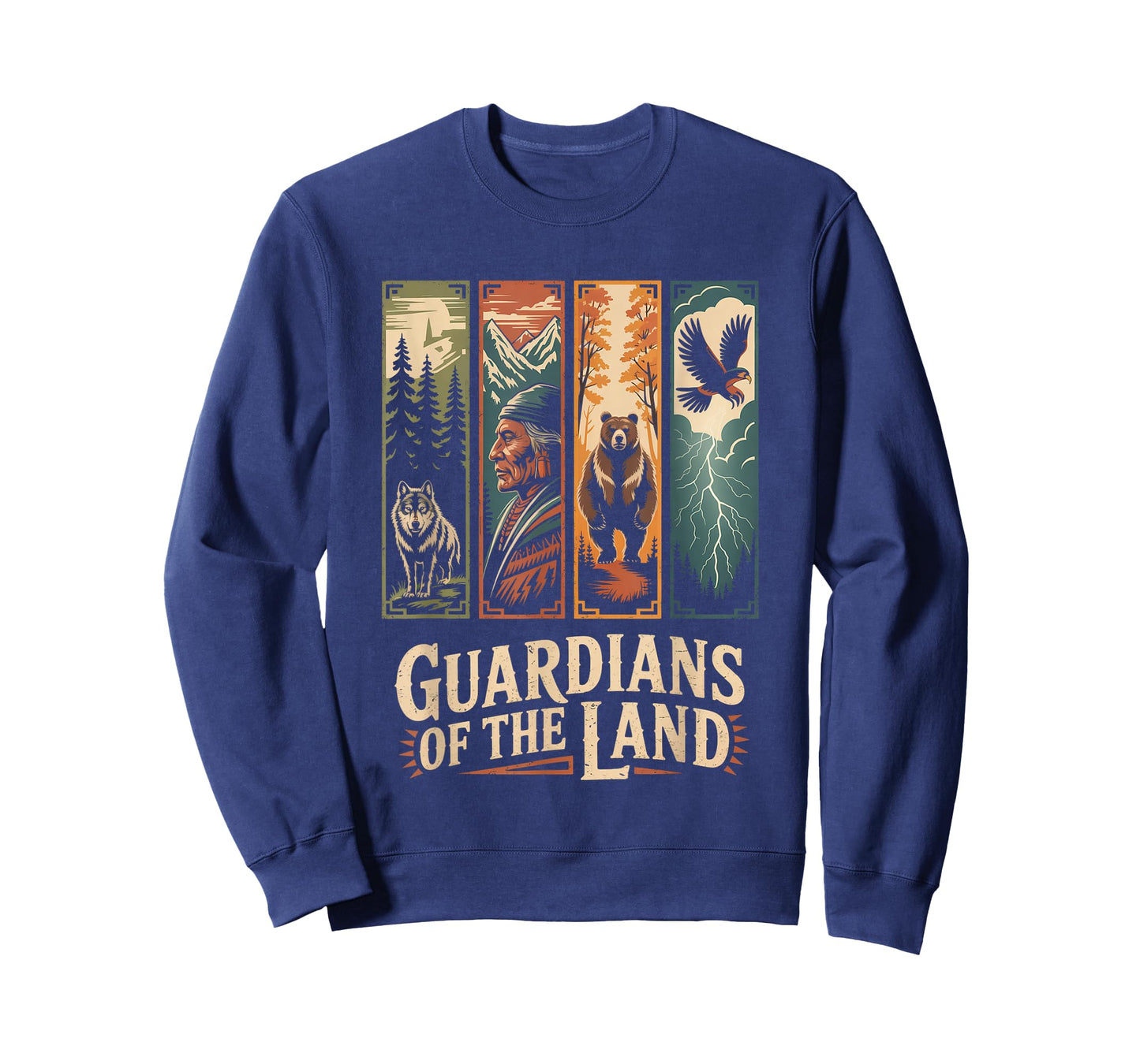 Native American Indian Guardians of Land Spirit Nature T-Shirt