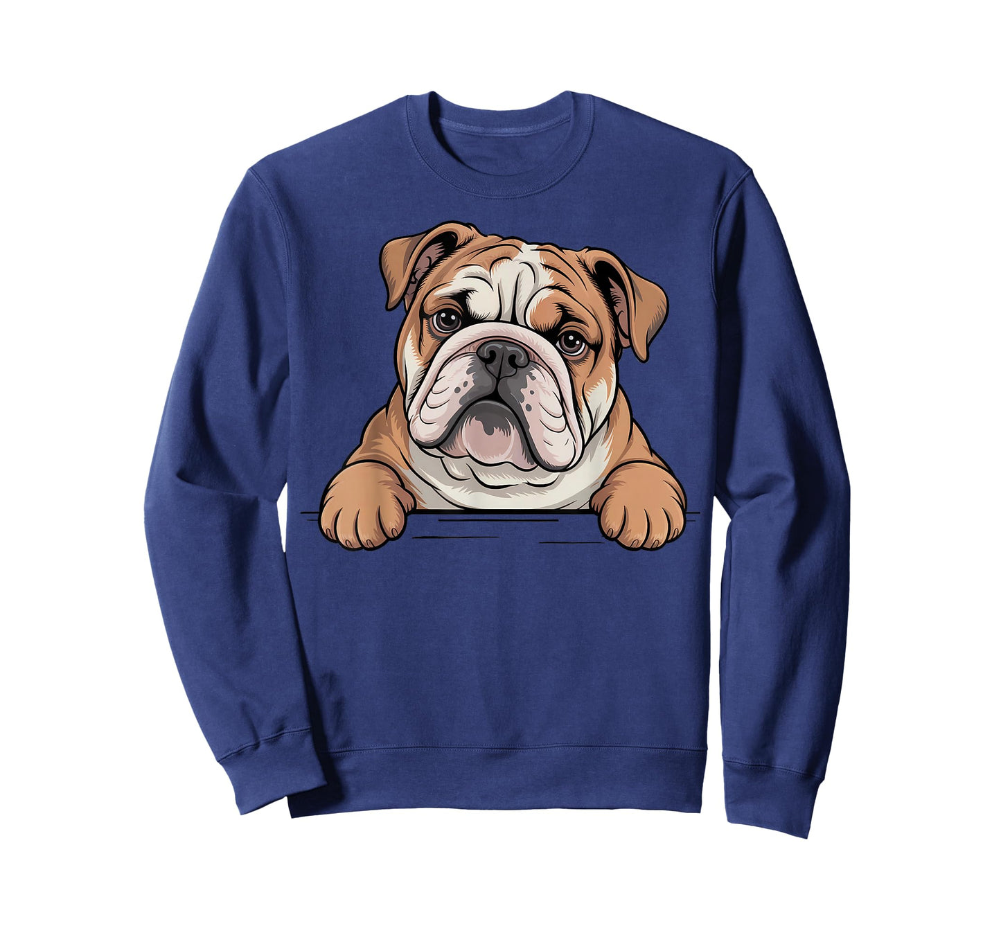 English Bulldog Funny Peeking Pocket Puppy Dog Lover T-Shirt