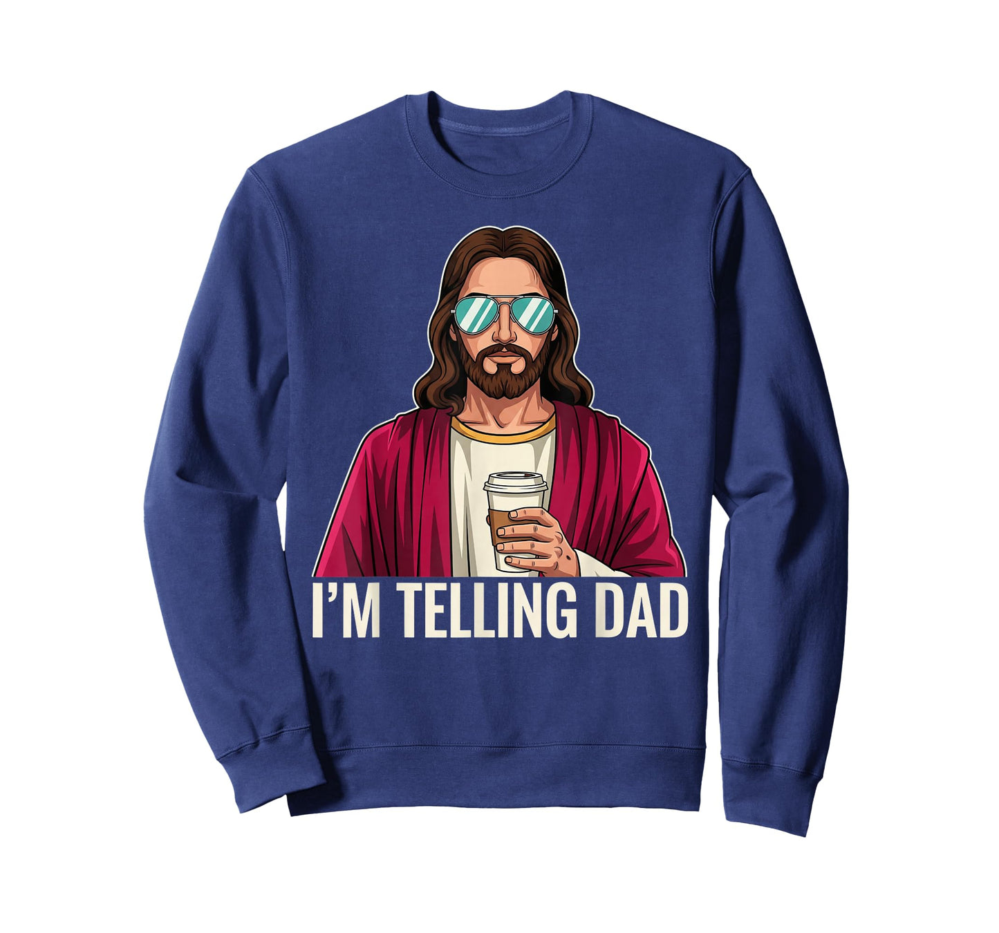 I'm Telling Dad Funny Religious Christian Jesus Meme T-Shirt