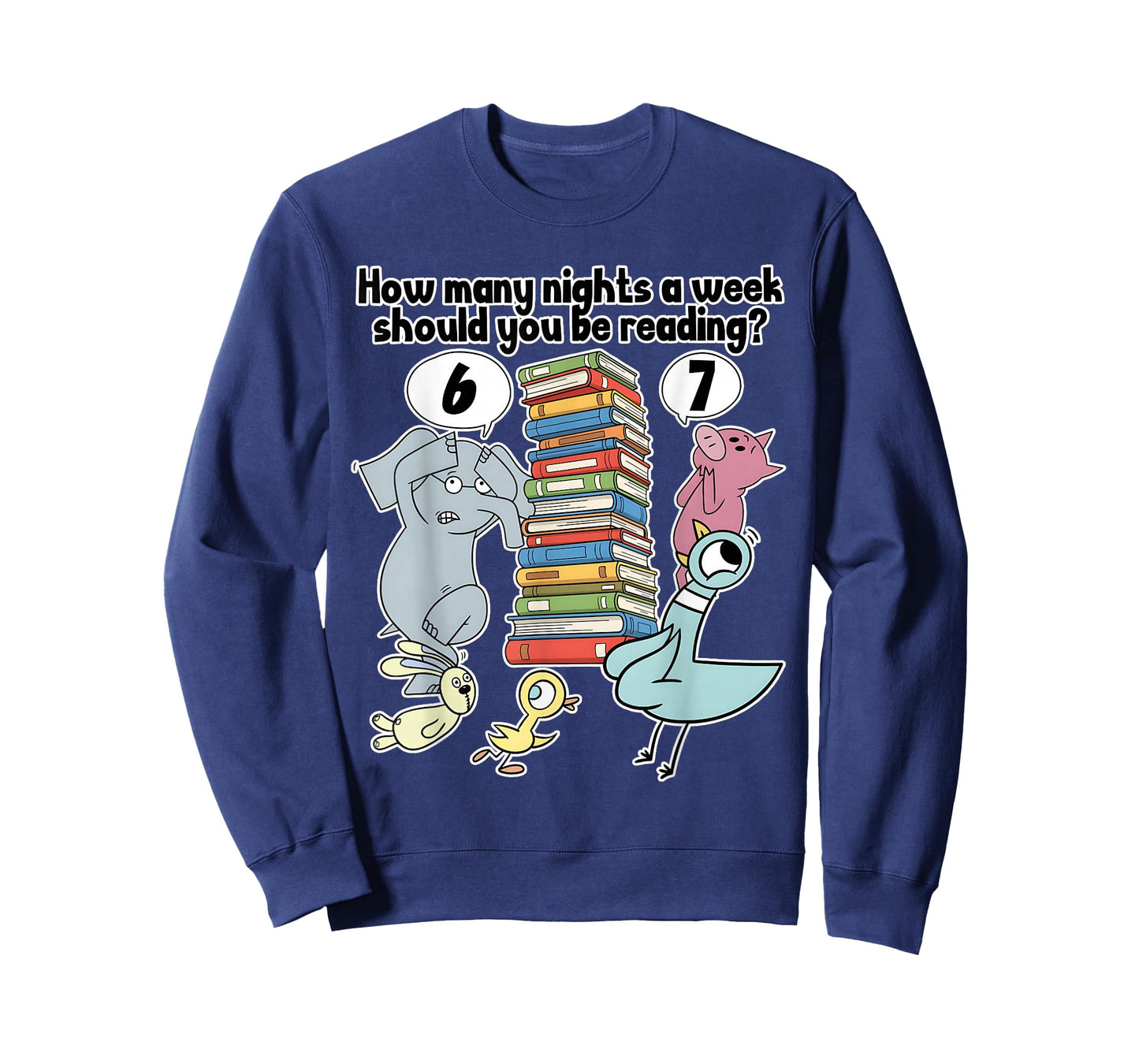 Funny Kids How Many Nights A Week Should You Be Reading 6 7 T-Shirt