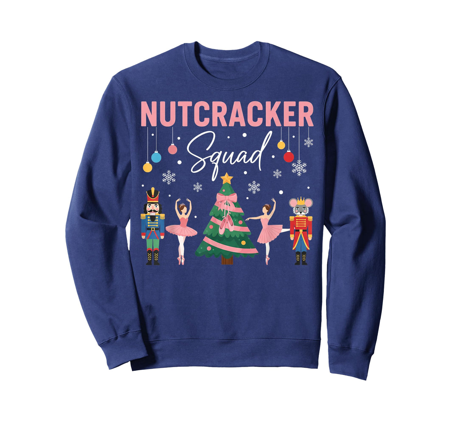 Christmas Nutcracker Squad Ballet Dance Women Kids Girls T-Shirt
