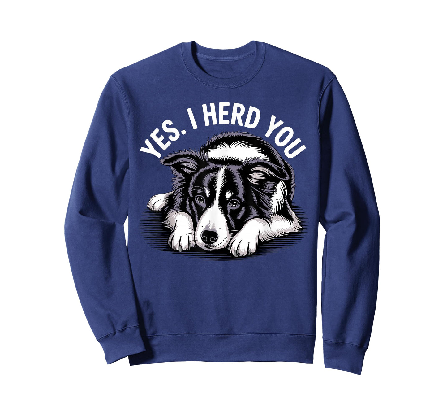 Funny Border Collie Art for Men Women Border Collie Lover T-Shirt