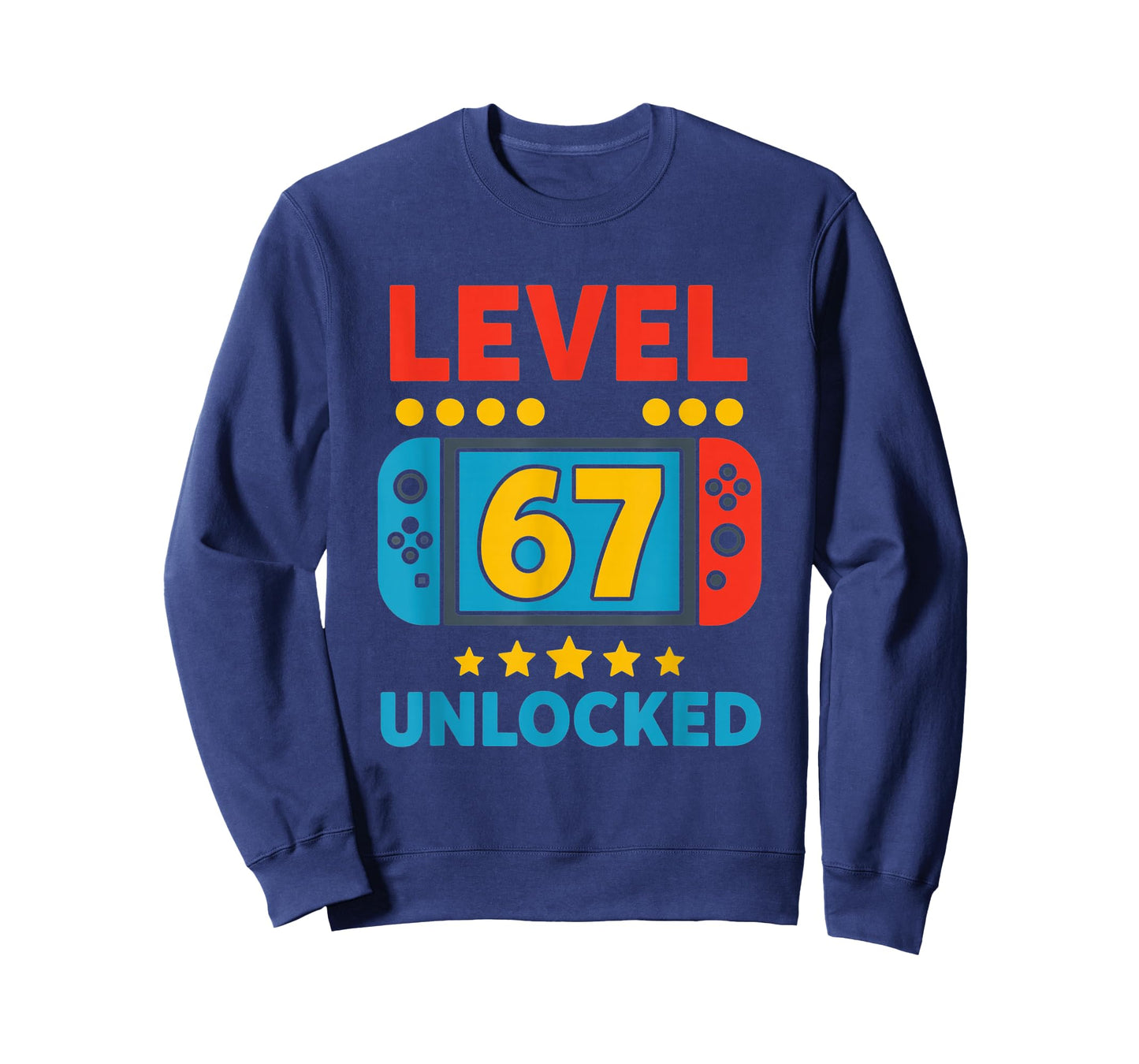 Level 67 Unlocked, Gamer Birthday Boys Gifts for Boys 6 7 T-Shirt
