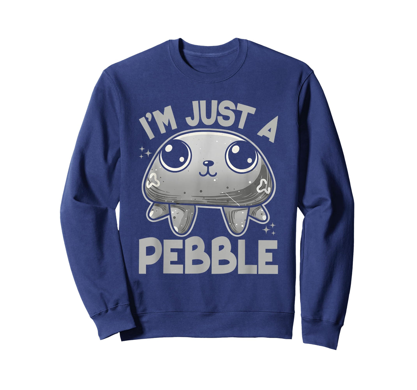 Im Just A Pebble Cute Minimalist Character Humor Design T-Shirt