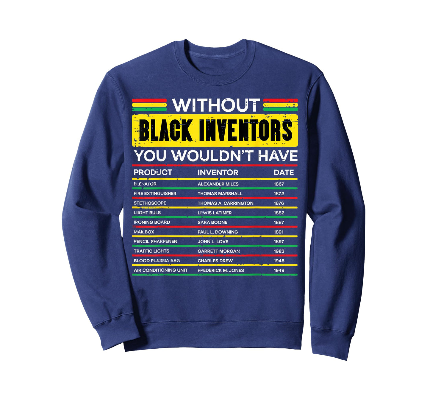 Without Black Inventors History Month African Men Women Kids T-Shirt