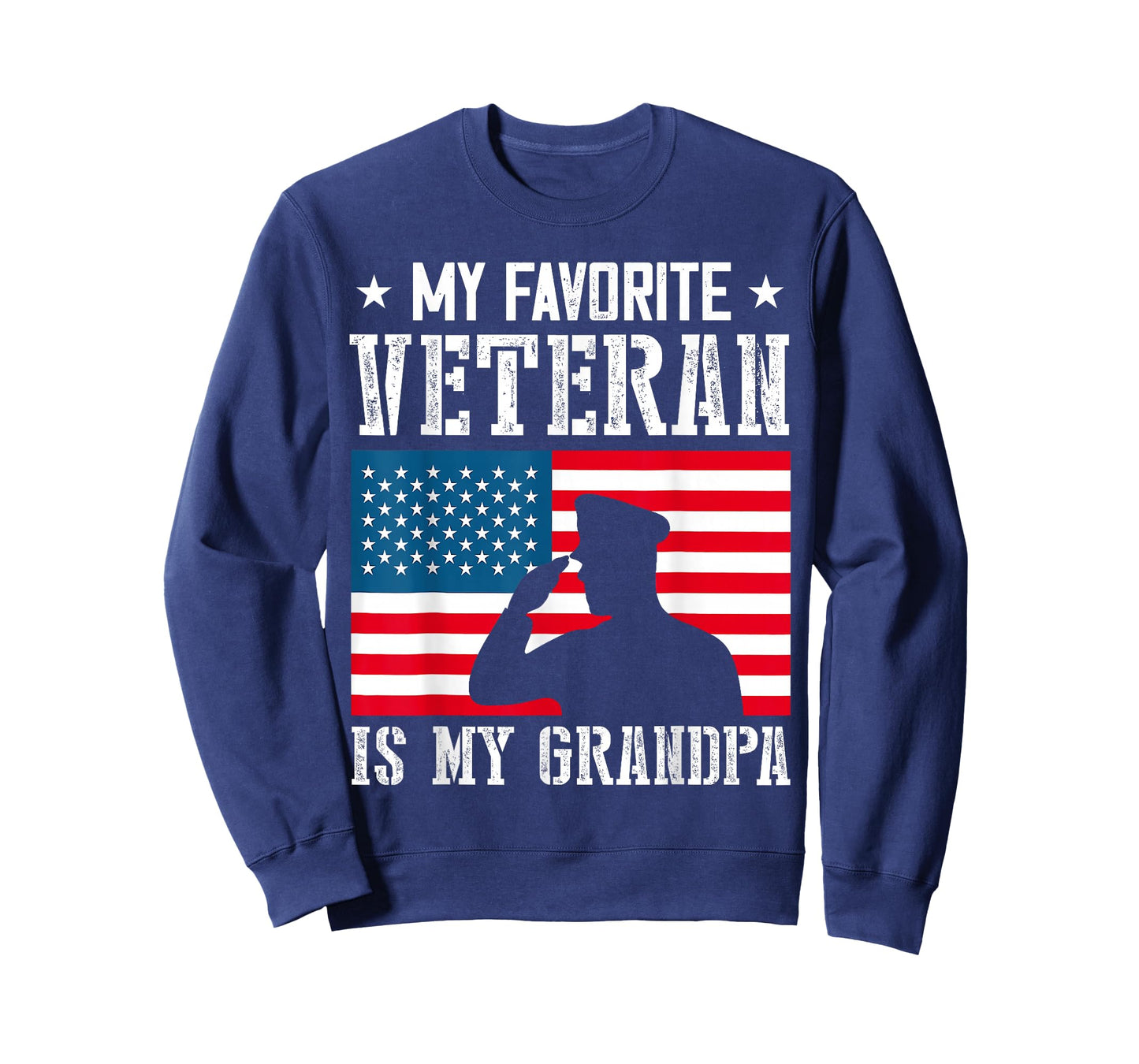 My Favorite Veteran is My Grandpa Veterans Day Thank You T-Shirt
