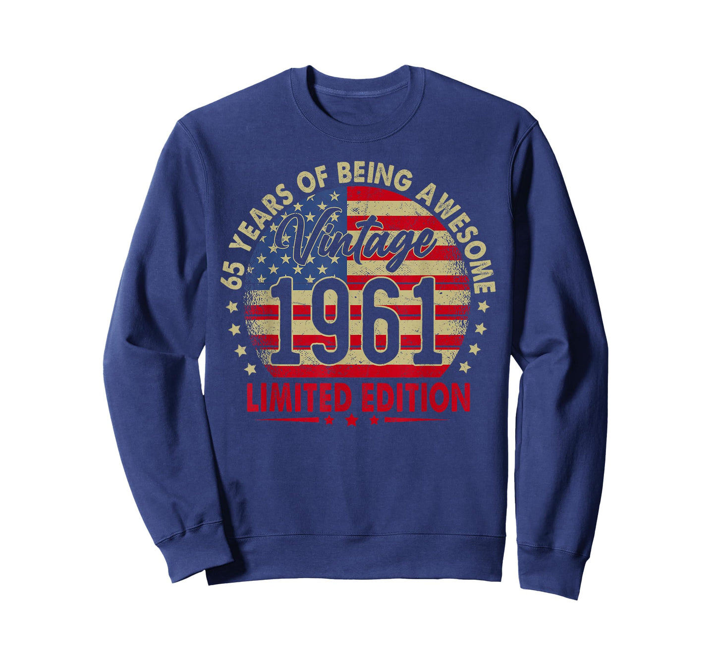 Vintage 1961 Limited Edition 65th Birthday 65 Years Old T-Shirt