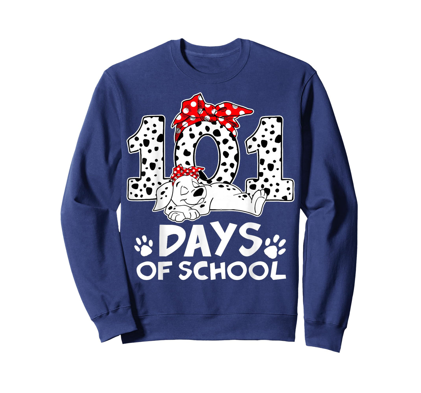 100 Days of School Dalmatian Dog Teachers Boys Girls Kids T-Shirt