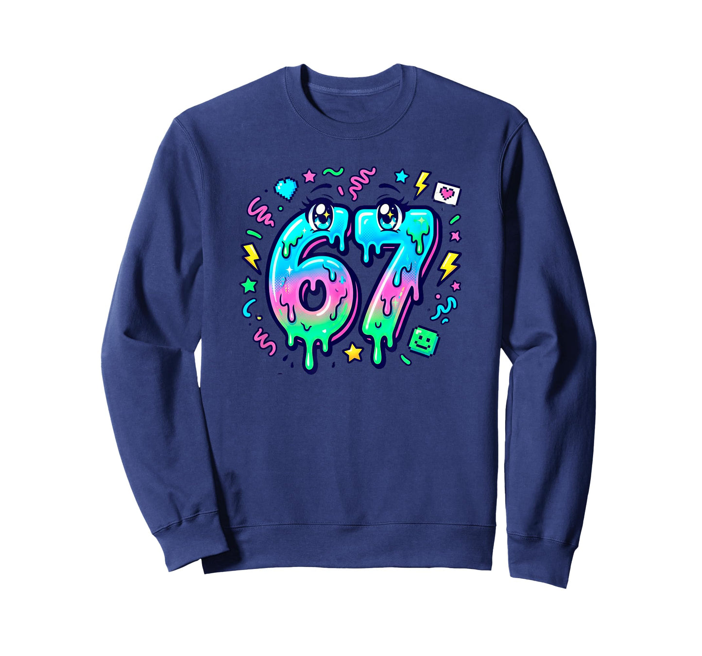 67 Kawaii Brainrot Design T-Shirt