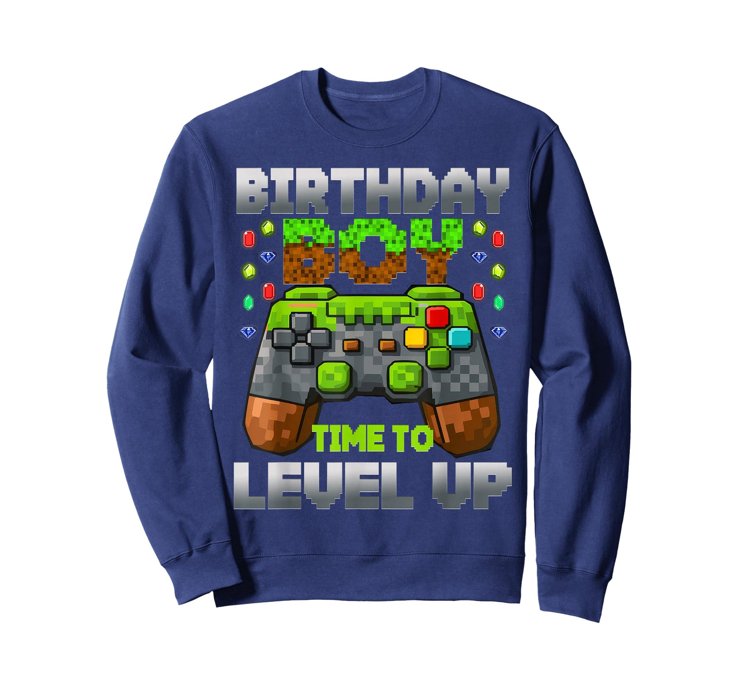 Birthday Boy Time to Level Up Gaming Gift for Boys Kids T-Shirt