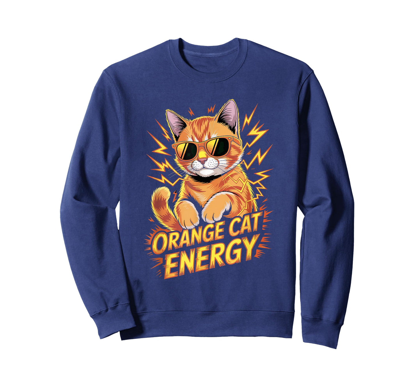 Cat Lovers Orange Cat Energy T-Shirt