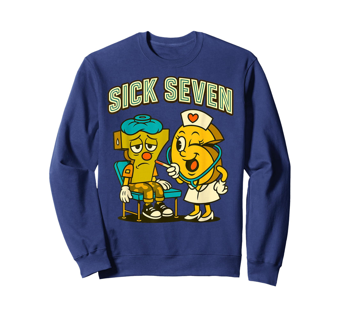 Sick Seven 67 Funny Meme Sick 7 and Nurse 6 Six Seven T-Shirt