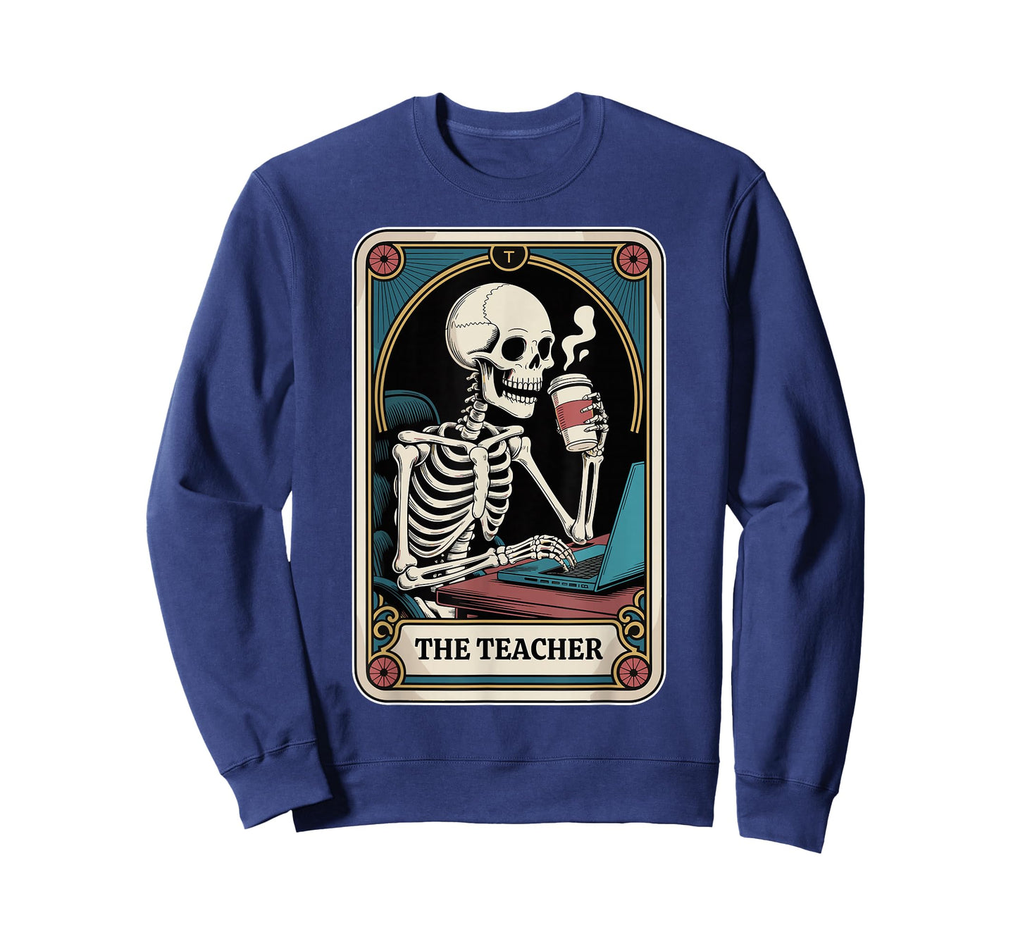 The Teacher Tarot Card Math Teacher English Funny Teacher T-Shirt