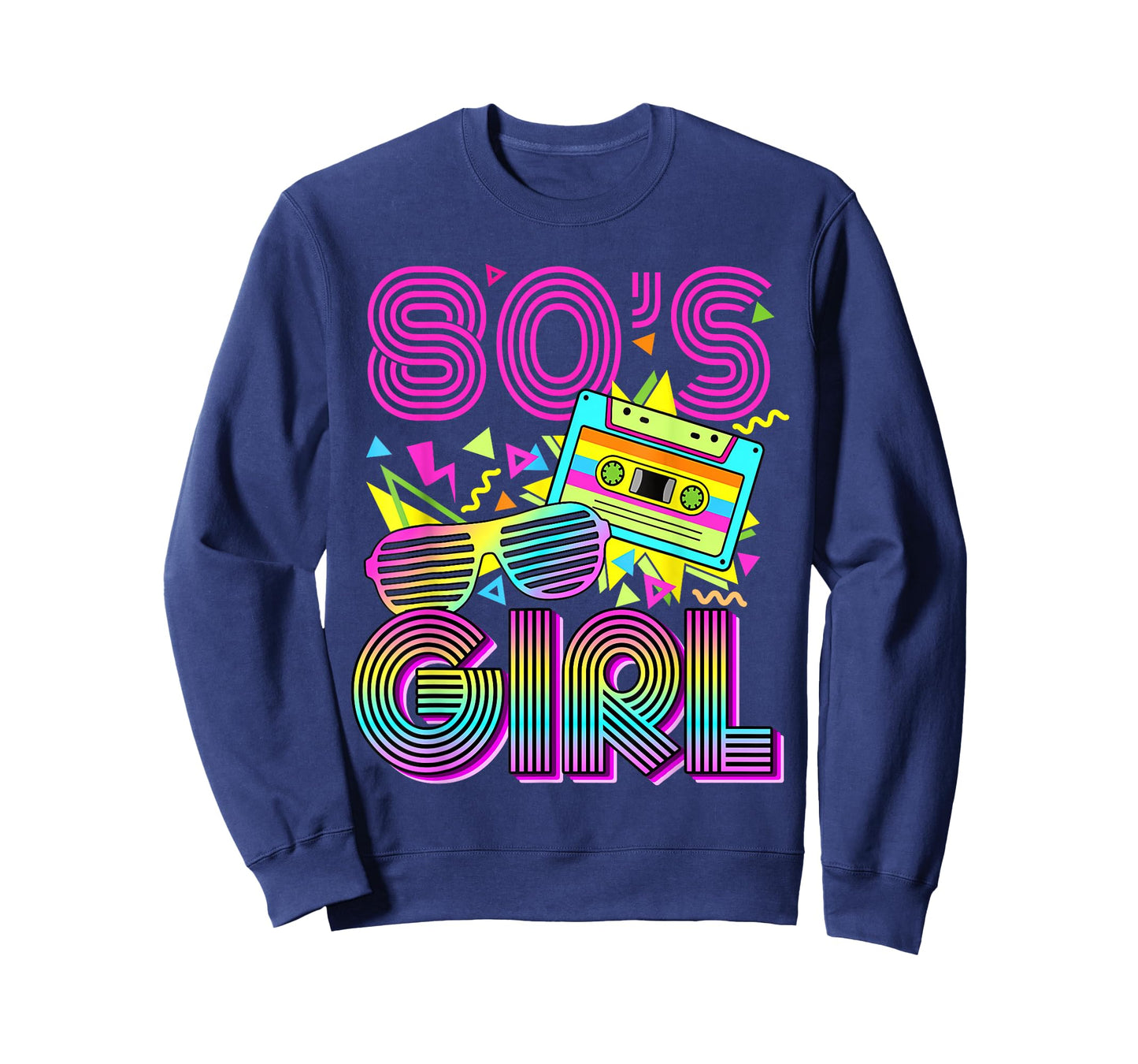 Vintage 80s Girl Birthday Retro 80s Outfit for Kids Girls T-Shirt