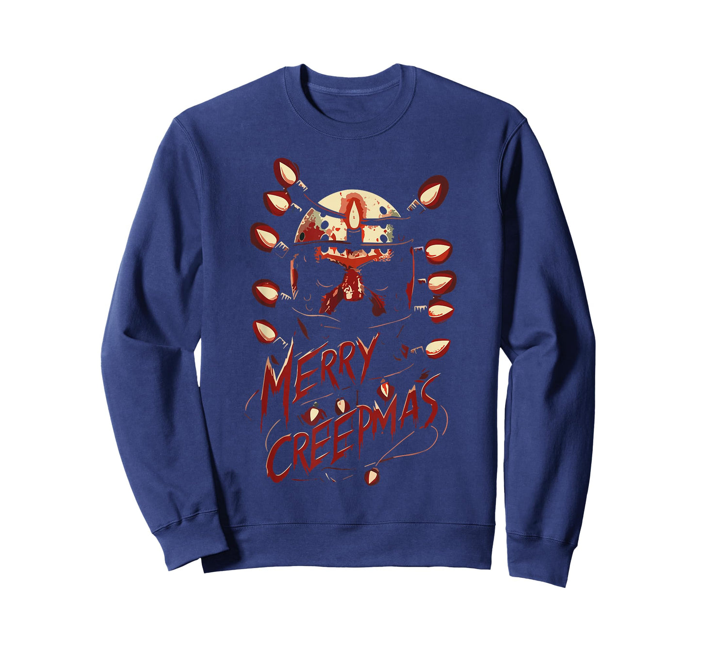 Merry Christmas Festive Slasher Candy Cane Menace T-Shirt