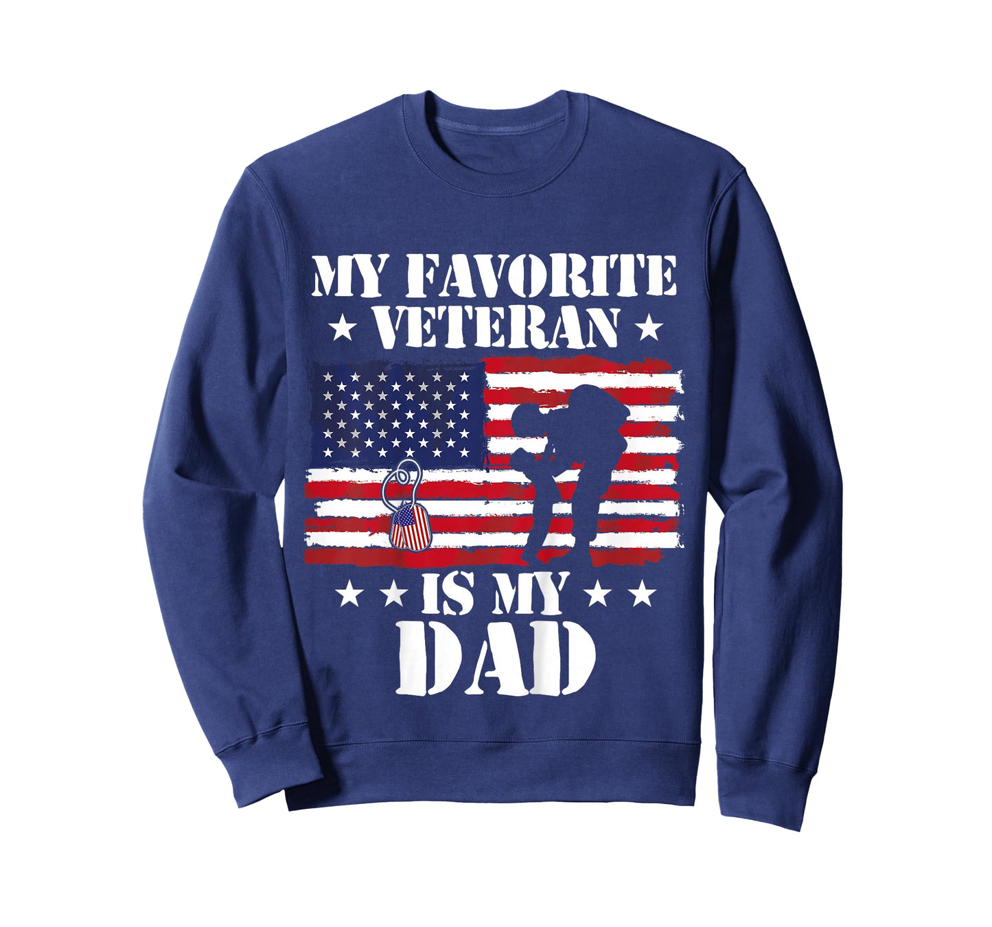 My Favorite Veteran is My Dad Shirt Thank You Veterans Kids T-Shirt