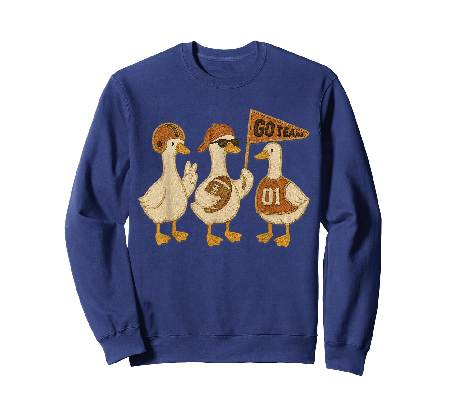 Go Team Duck Squad Funny Football Gameday Goose Lovers T-Shirt