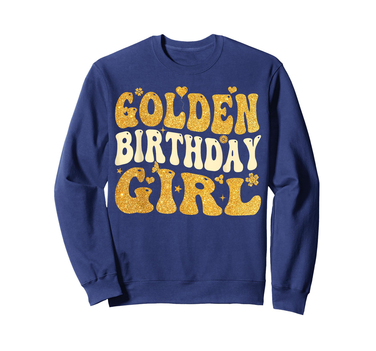 Golden Birthday Girl Era Women Kids Groovy T-Shirt