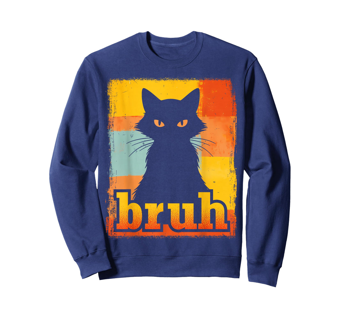 Funny Bruh Cat Meme for Teens Boys Girls Men Women Graphic T-Shirt