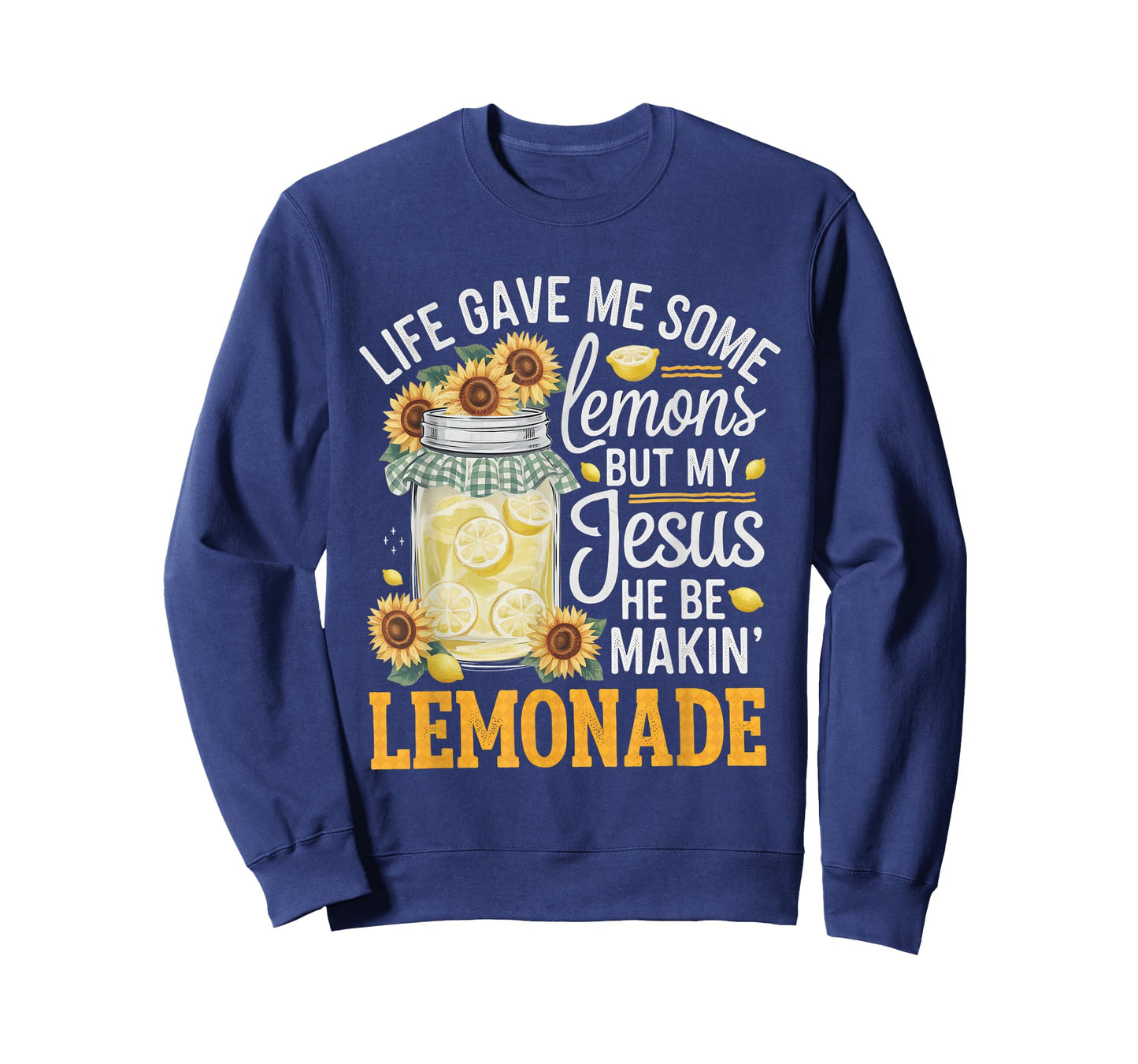 Life Gave Me Some Lemons Tshirt Jesus Christian Cross Bible T-Shirt
