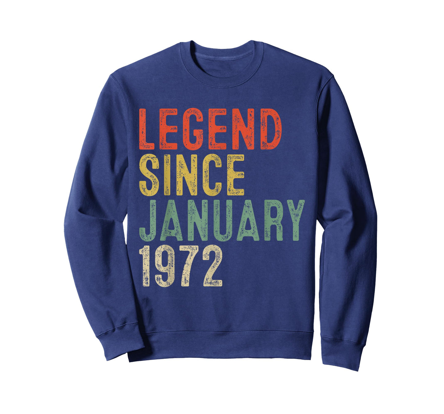 Legend Since January 1972 54th Birthday Gifts 54 Year Old T-Shirt