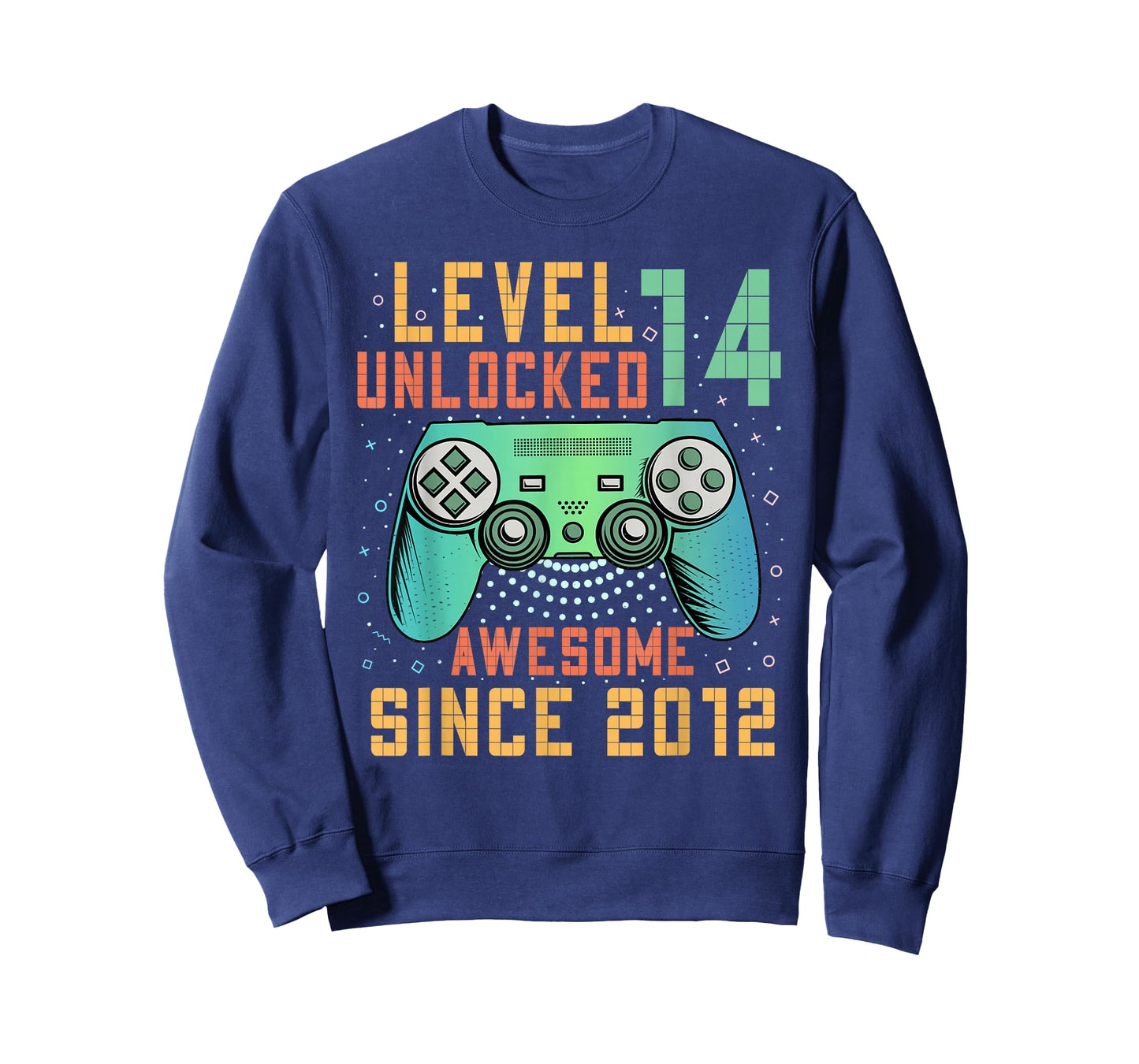 Level 14 Unlocked Awesome Since 2012 14th Birthday Boy T-Shirt