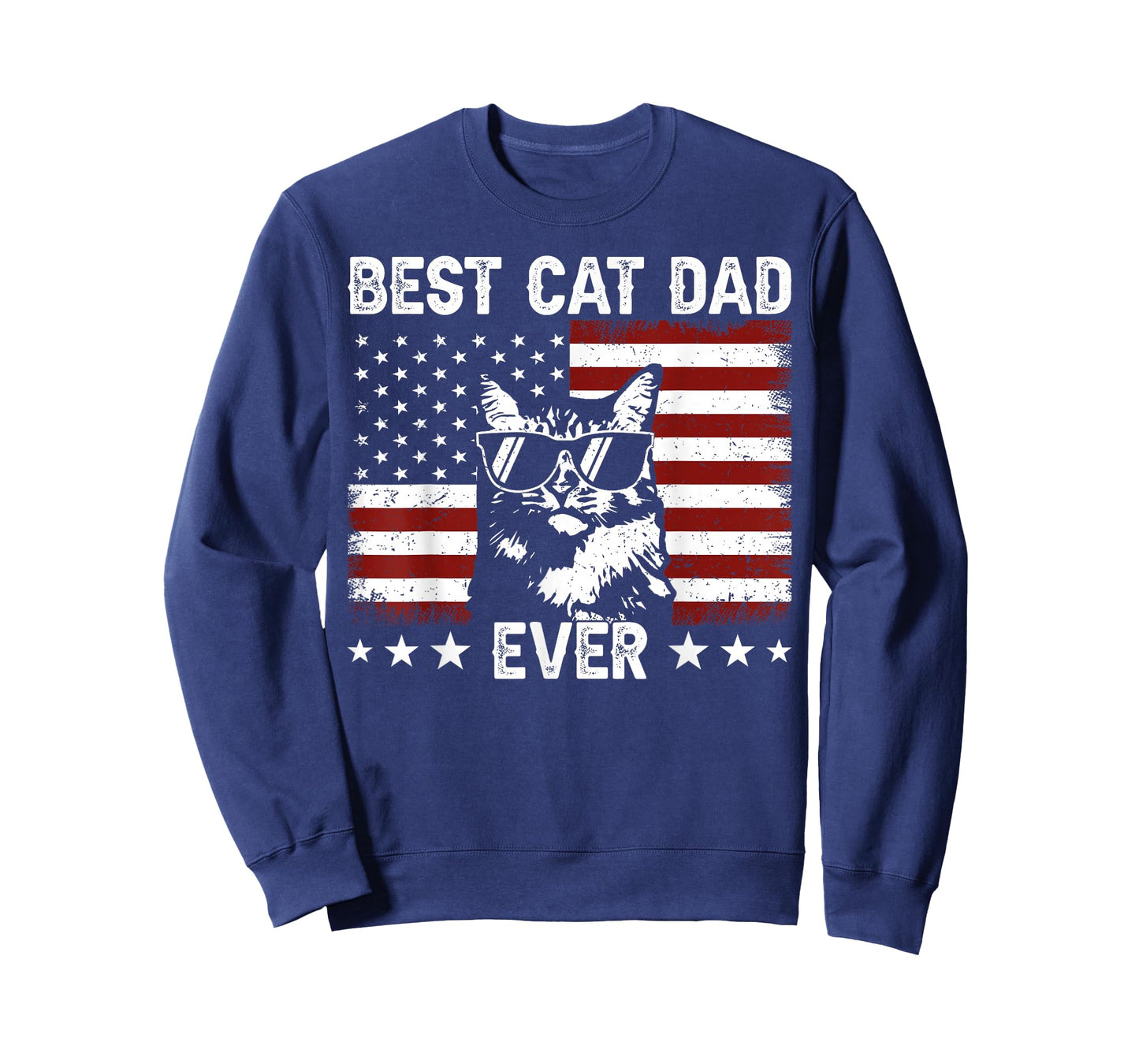 Best Cat Dad Ever Funny Cat Dad Lover Father's Day Cat Daddy T-Shirt