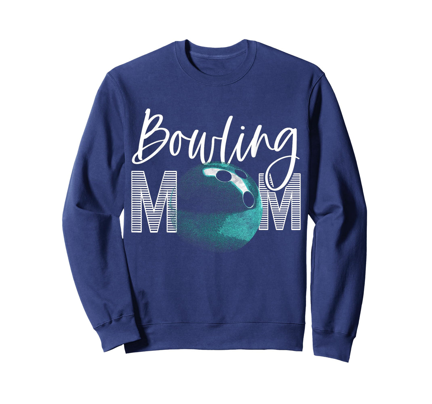 Vintage Funny Bowling Mom Mama Bowler Bowling Team Womens T-Shirt