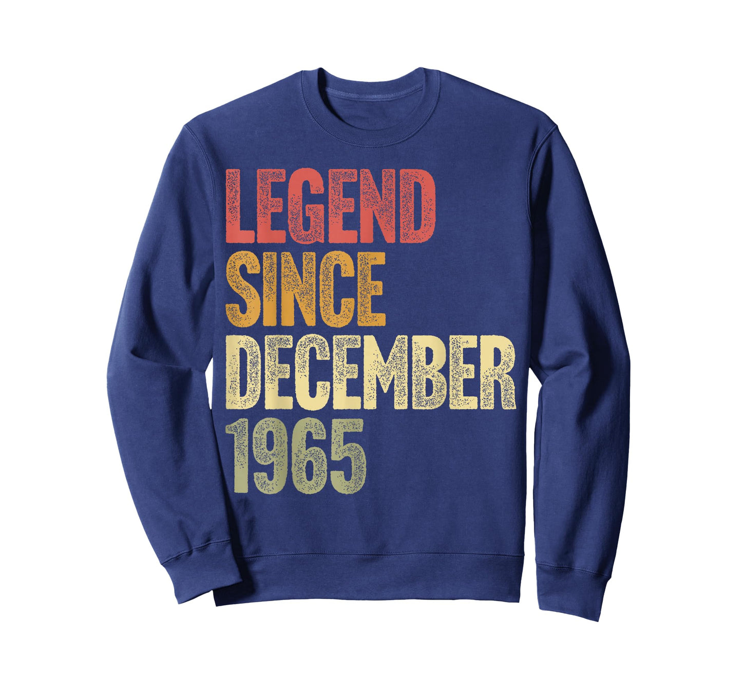 60 Year Old Legend Since December 1965 Retro 60th Birthday T-Shirt