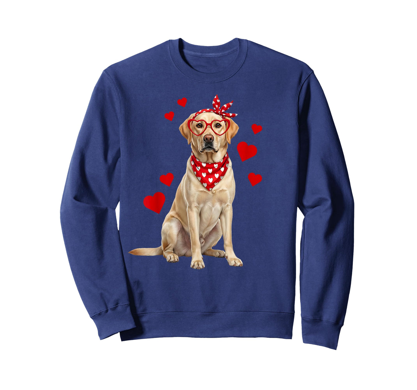 Labrador Retriever Valentines Day Dog Lover Heart T-Shirt