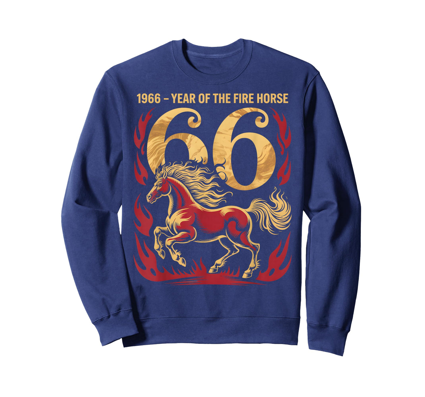 1966 Fire Horse 60th Birthday in 2026 Horse Rider T-Shirt