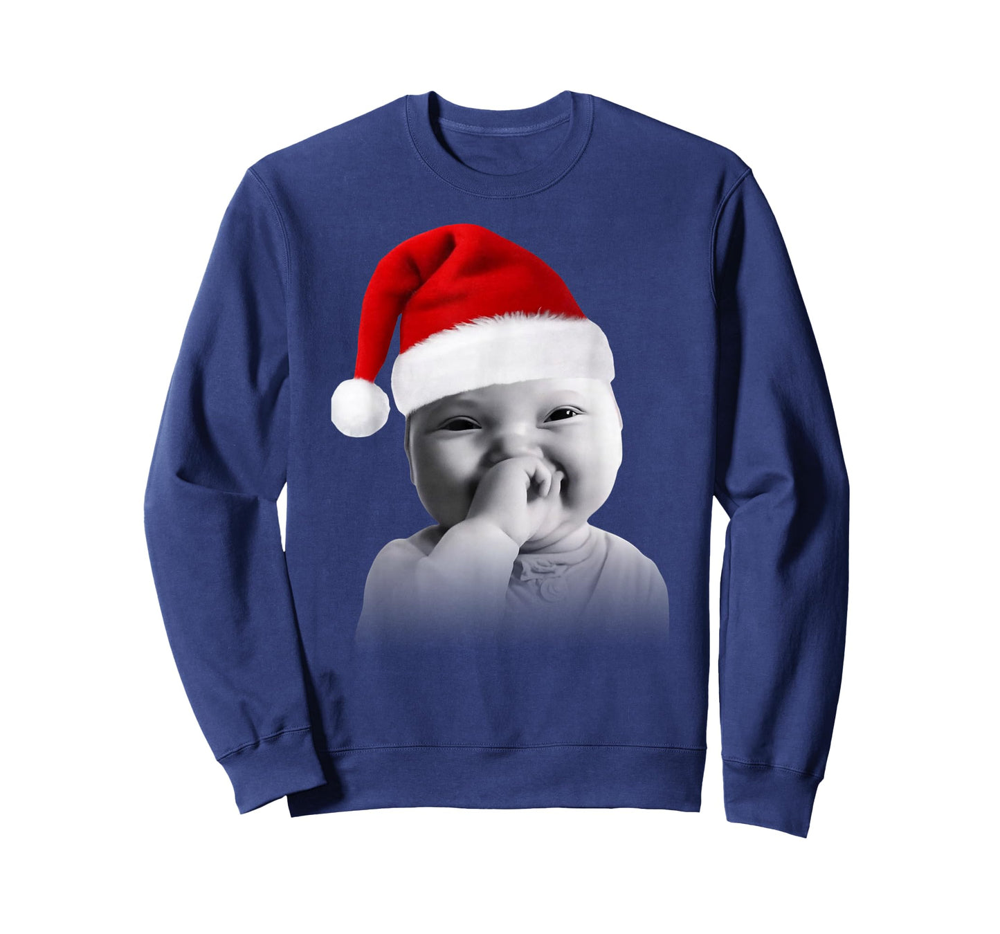 Funny Niche Baby gen z Meme Giggling AI Laughing Christmas T-Shirt