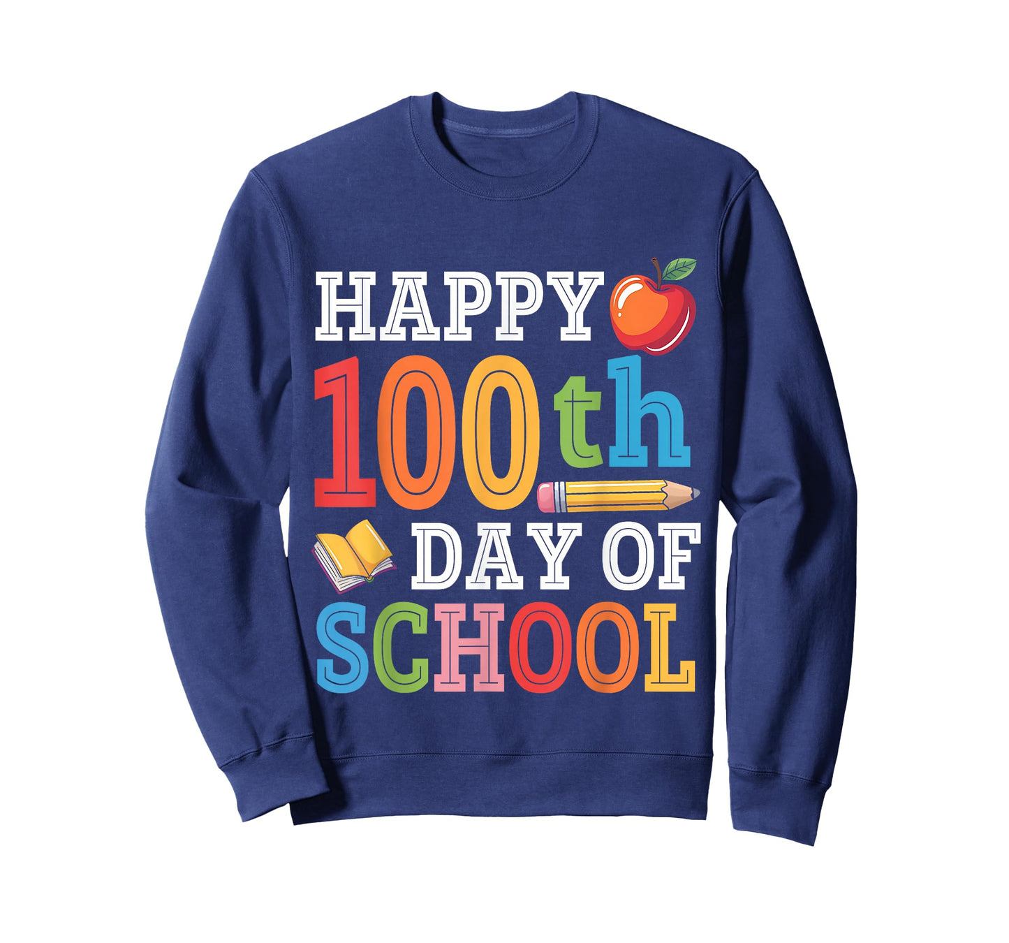 Happy 100th Day of School Teacher Student 100 Days Smarter T-Shirt