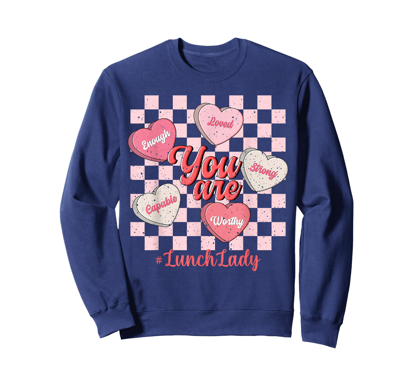Funny Valentine Lunch Lady Love Heart T-Shirt