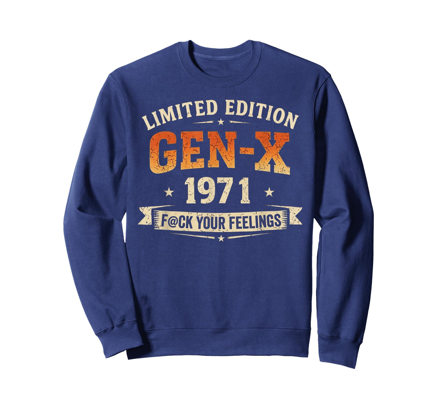 Gen X 1971 Limited Edition Vintage Retro Birthday Humor T-Shirt