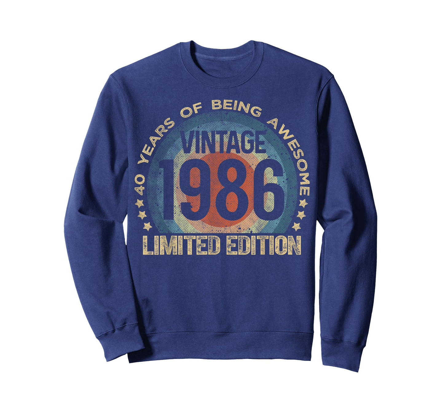 40 Year Old Gifts Vintage 1986 Limited Edition 40th Birthday T-Shirt