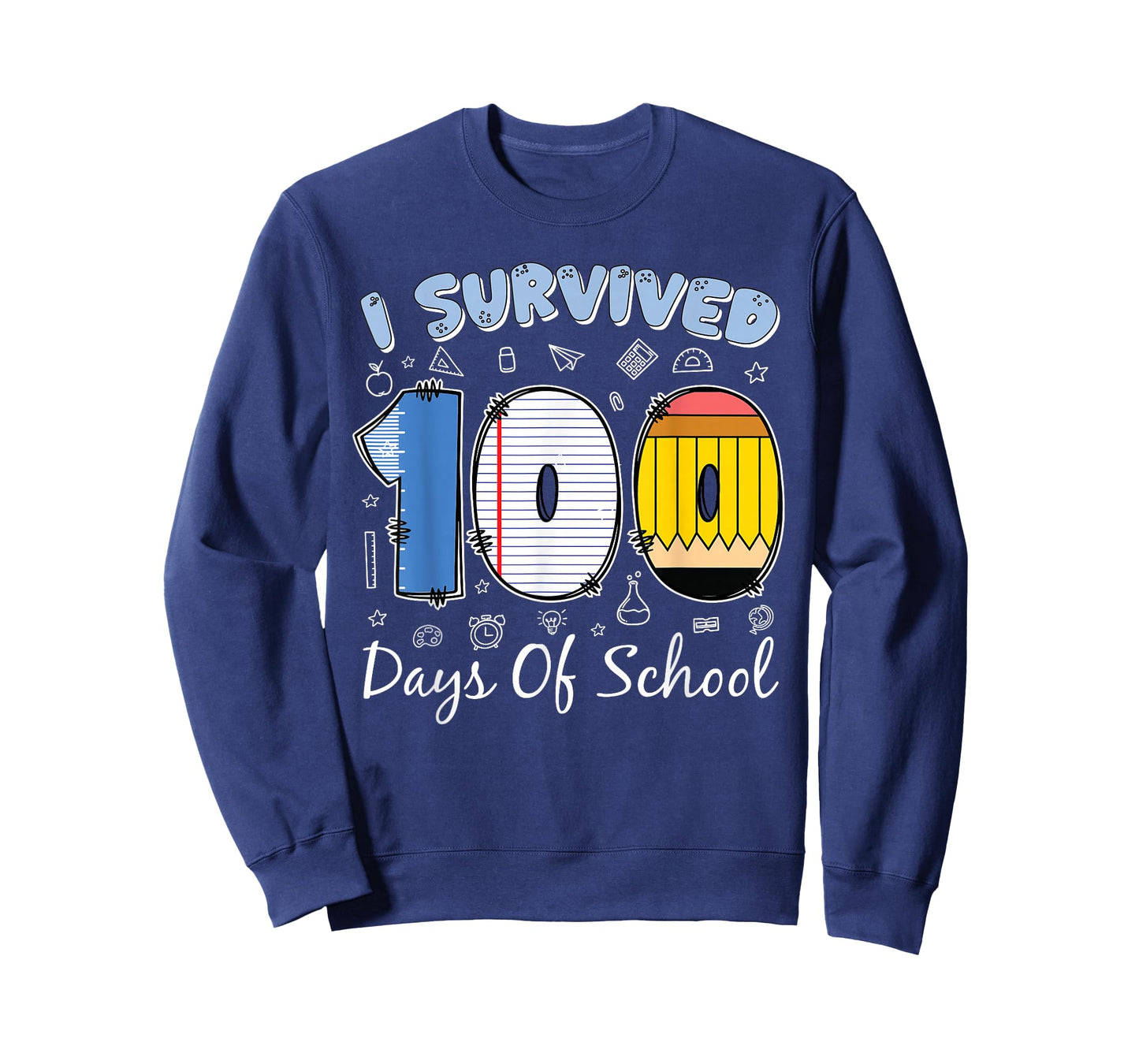 I Survived 100 Days of School Funny Meme Teacher Student T-Shirt