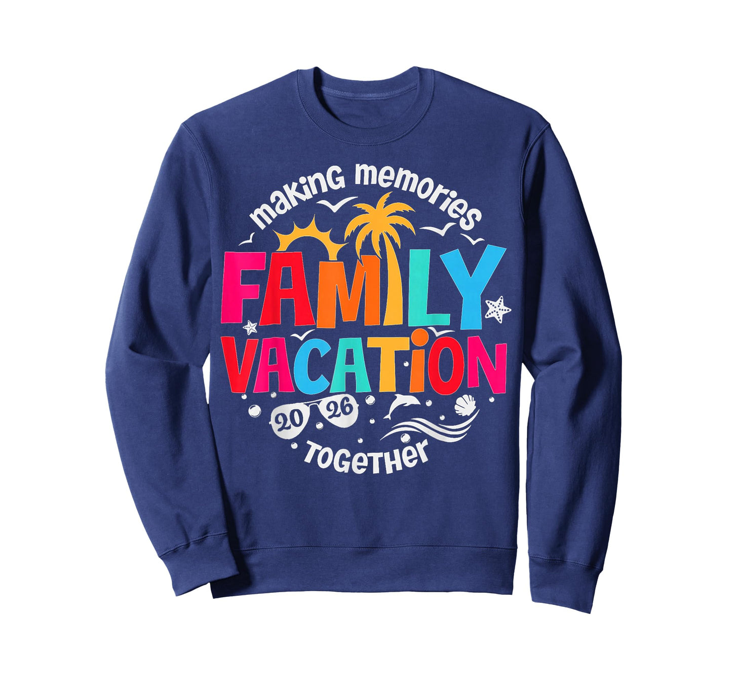 Family Vacation 2026 Beach Matching Family Summer Vacation T-Shirt