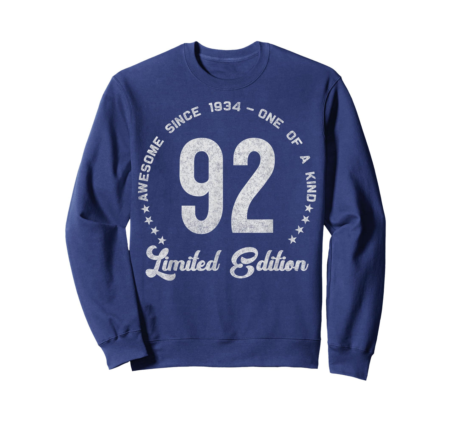 92 Year Old Gifts Vintage 1934 Limited Edition 92nd Birthday T-Shirt