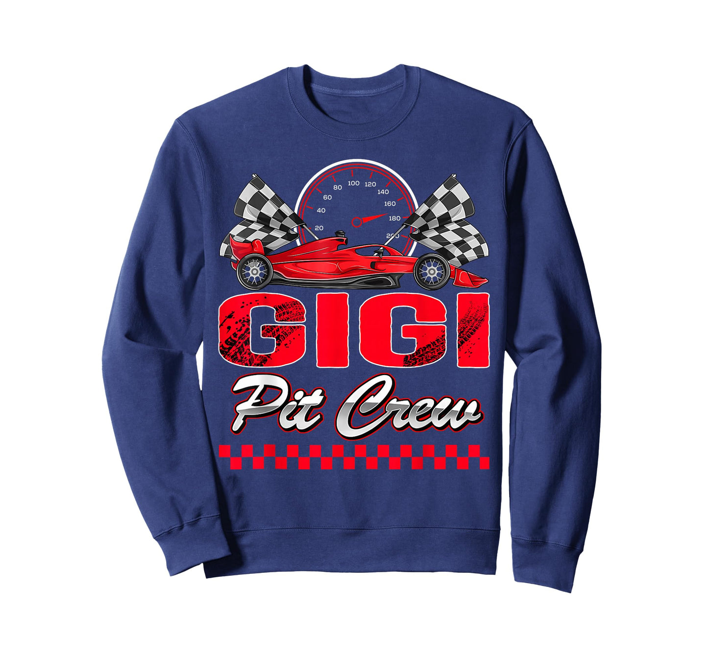 Gigi Pit Crew Racing Family Race Car Birthday Boy T-Shirt