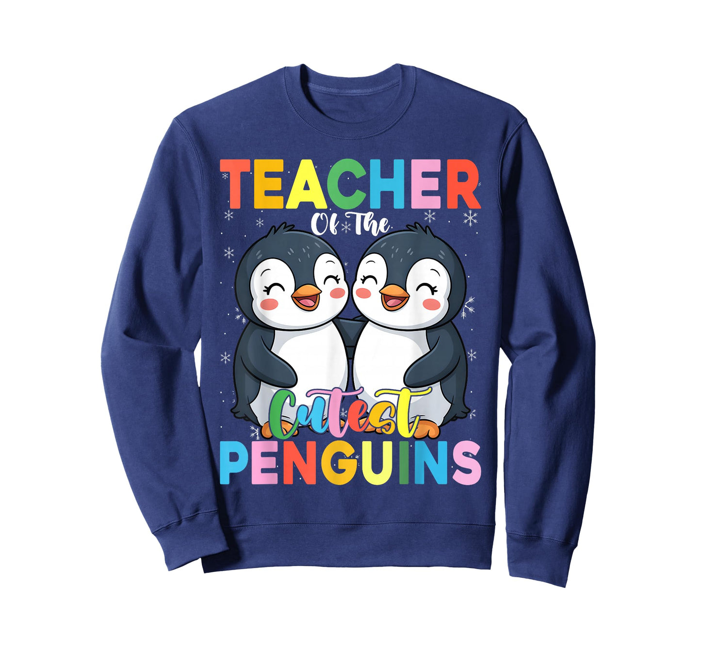 Teacher of The Cutest Penguins Funny Penguin Back to School T-Shirt