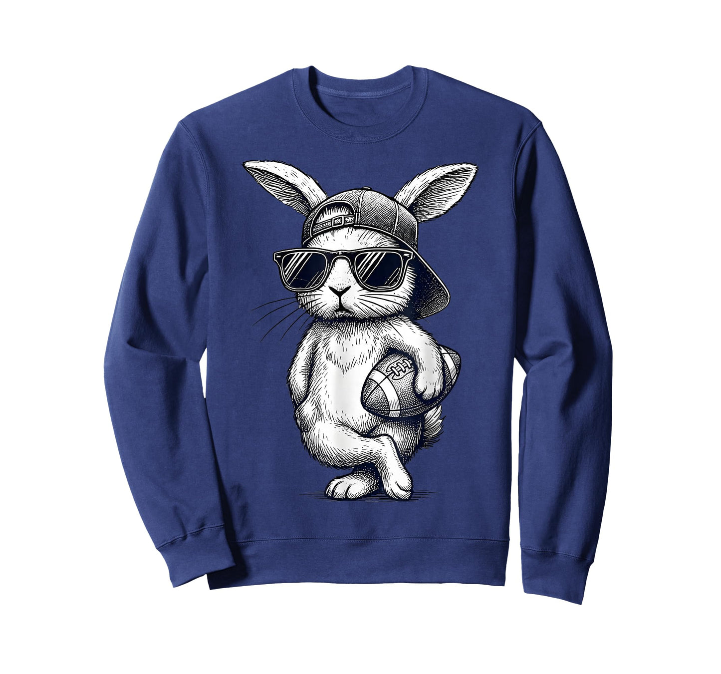 Bunny Ears American Football Funny Easter Bunny Costume T-Shirt